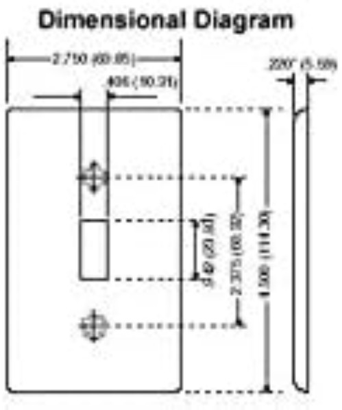 Traditional 1-Gang Toggle Wallplate in Gray – Timeless Thermoplastic Design