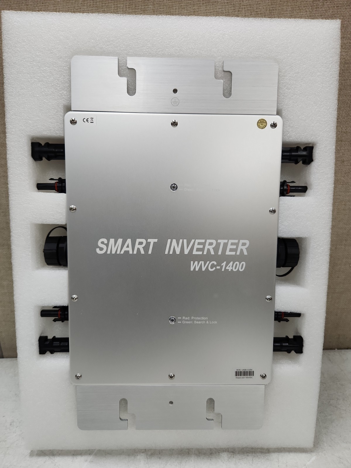 NEW Solar Micro Inverter Waterproof IP65 WVC-1400W Grid Tie Mppt Pure Sine Wave