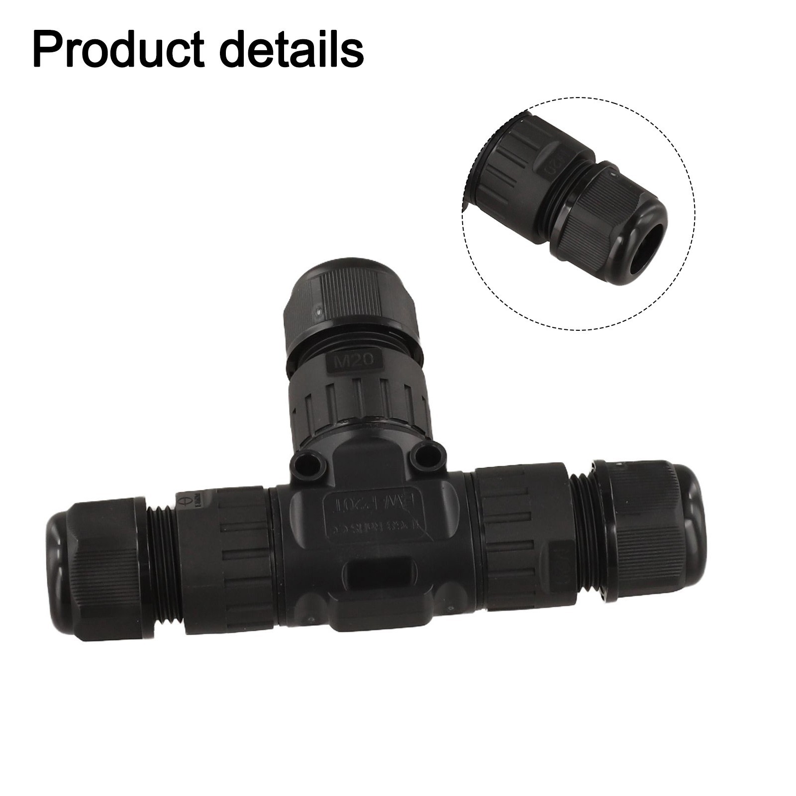 23 Core Threeway Card Connector Screw Type P20T Quick Waterproof Connector