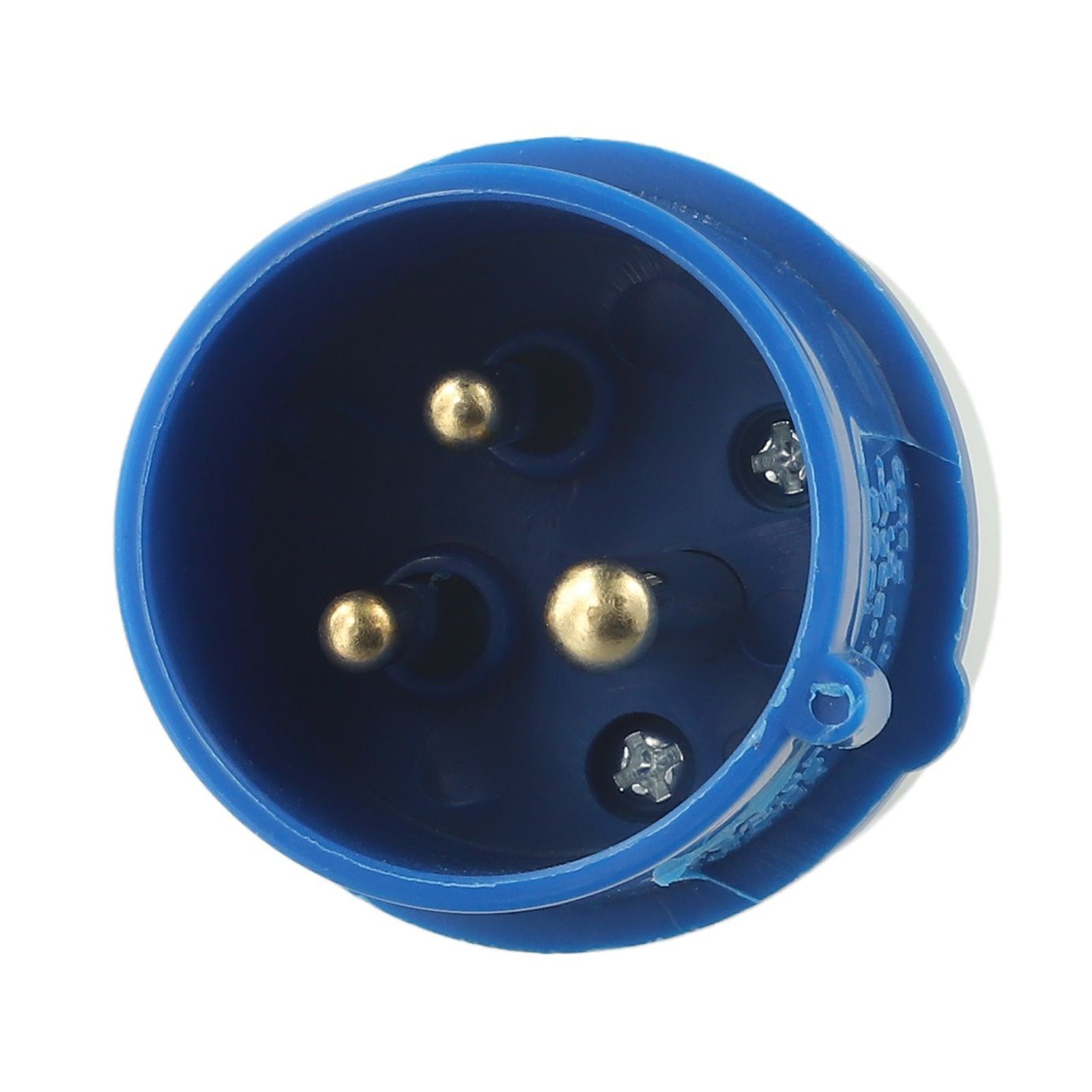 Blue 16A 3 PIN-SOCKET 240V 2P&E Site IP44 Blue Industrial Male Female UK SELLER