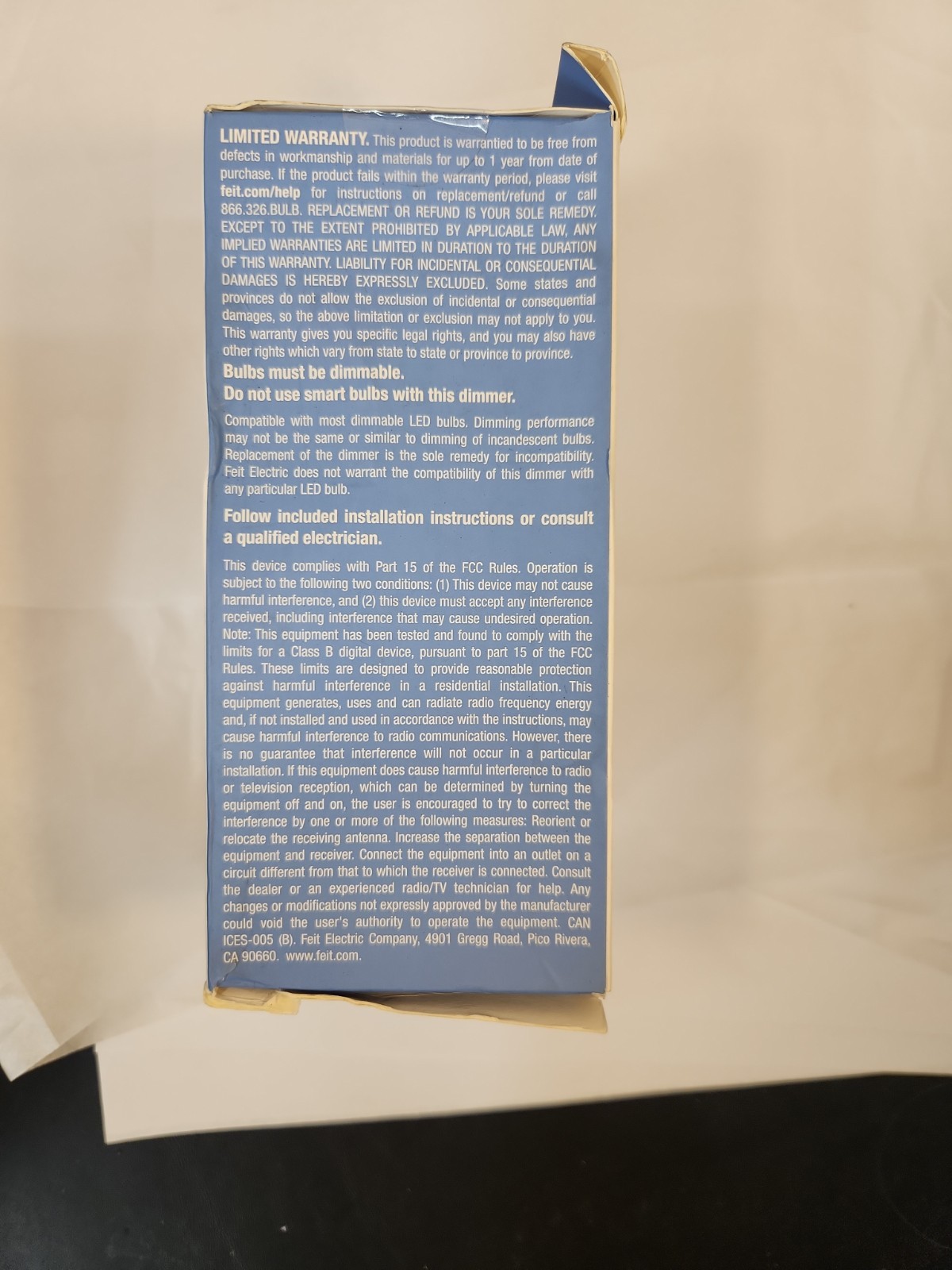 Feit Electric Smart Dimmer Switch, Neutral Wire Required for Installation,…