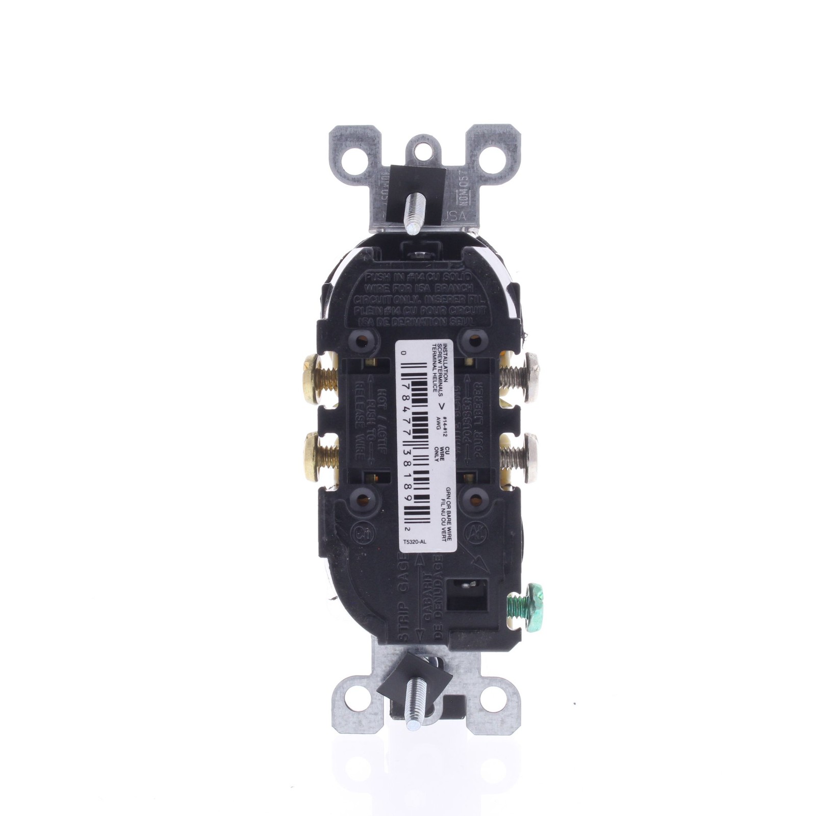 Leviton T5320-A Almond 15A Tamper Resistant Duplex Receptacle Outlet 5-15R 10pcs