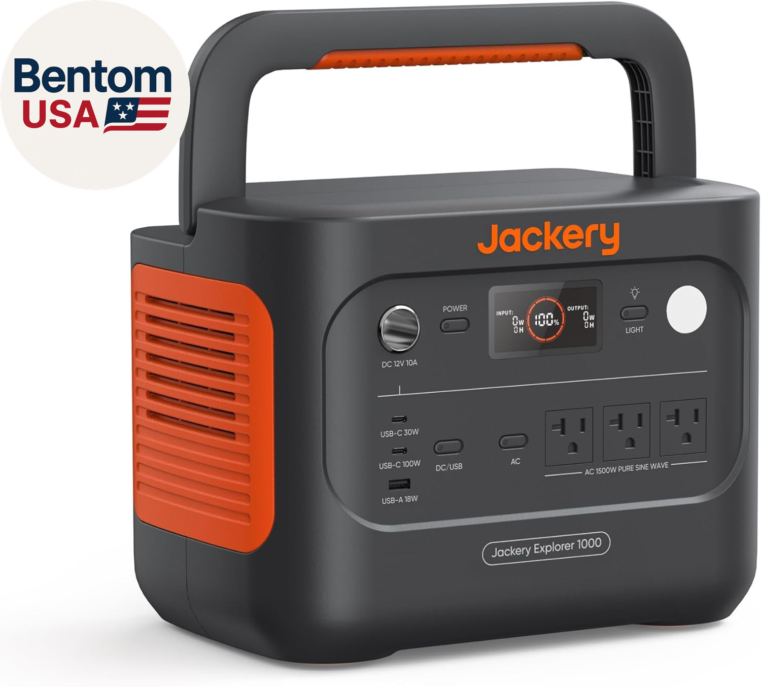 Explorer 1000 V2 Portable Power Station,1070Wh Lifepo4 Battery,1500W AC/100W USB
