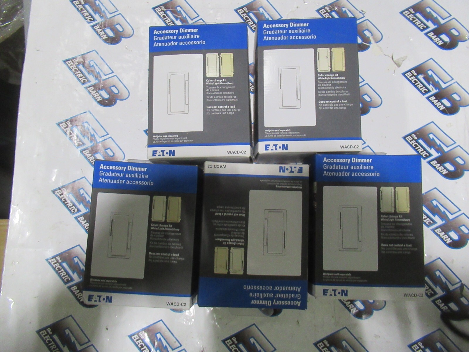 Eaton WACD-C2 Accessory Dimmer Connects to Wifi 1 Pole, 3-WAY -NEW-B