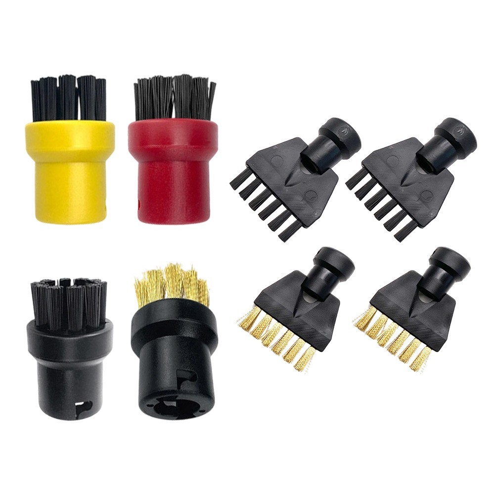 Steam Cleaner Kit Nozzle Attachments ABS Adapters Abrasion-resistant Bristles