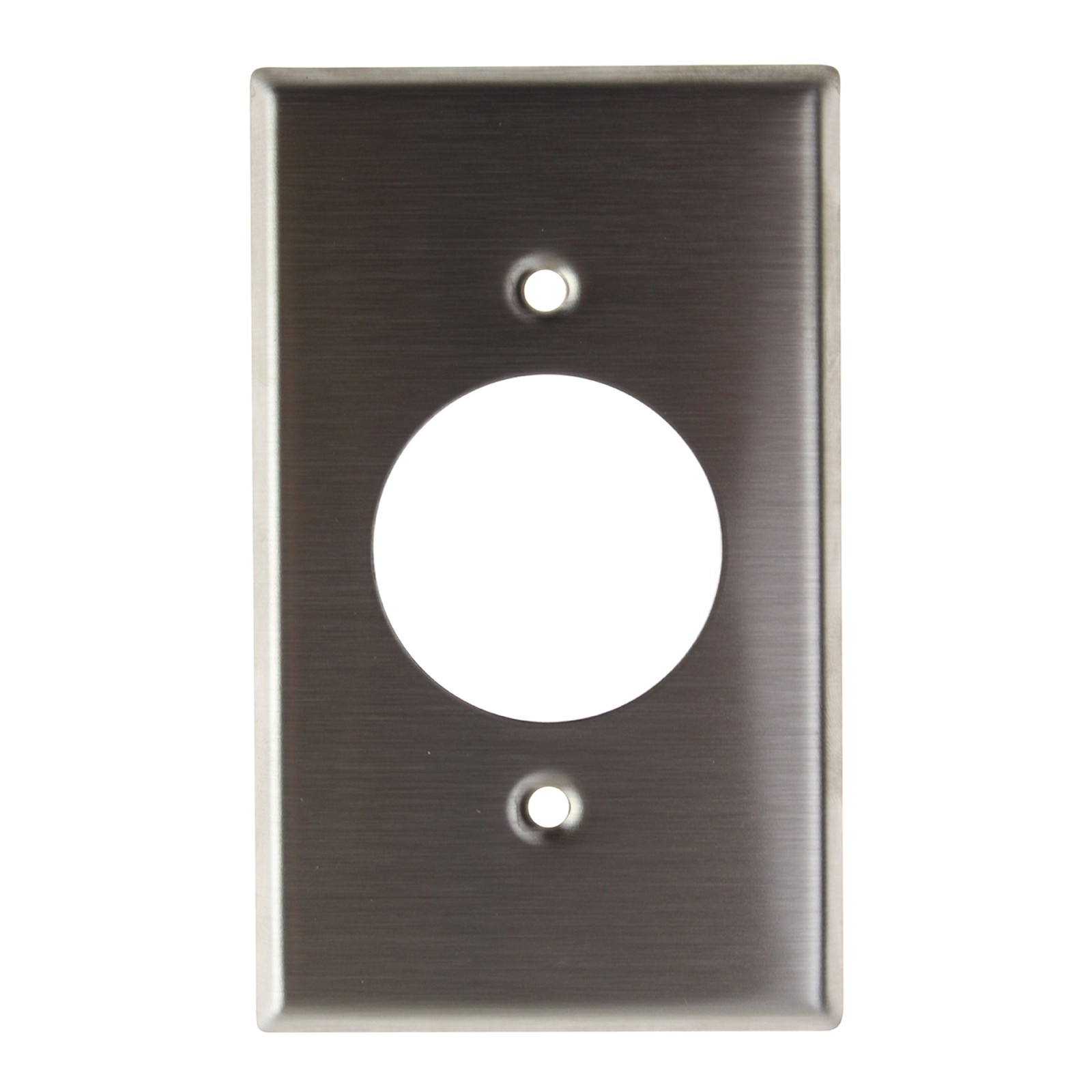 LEVITON 84020 STAINLESS STEEL 1-GANG 1.6″ DEVICE RECEPTACLE WALLPLATE, 10 PACK