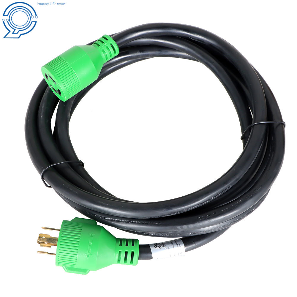 30 Amp Generator Cord 15FT and Power Inlet Box Waterproof Combo Kit NEMA L14-30