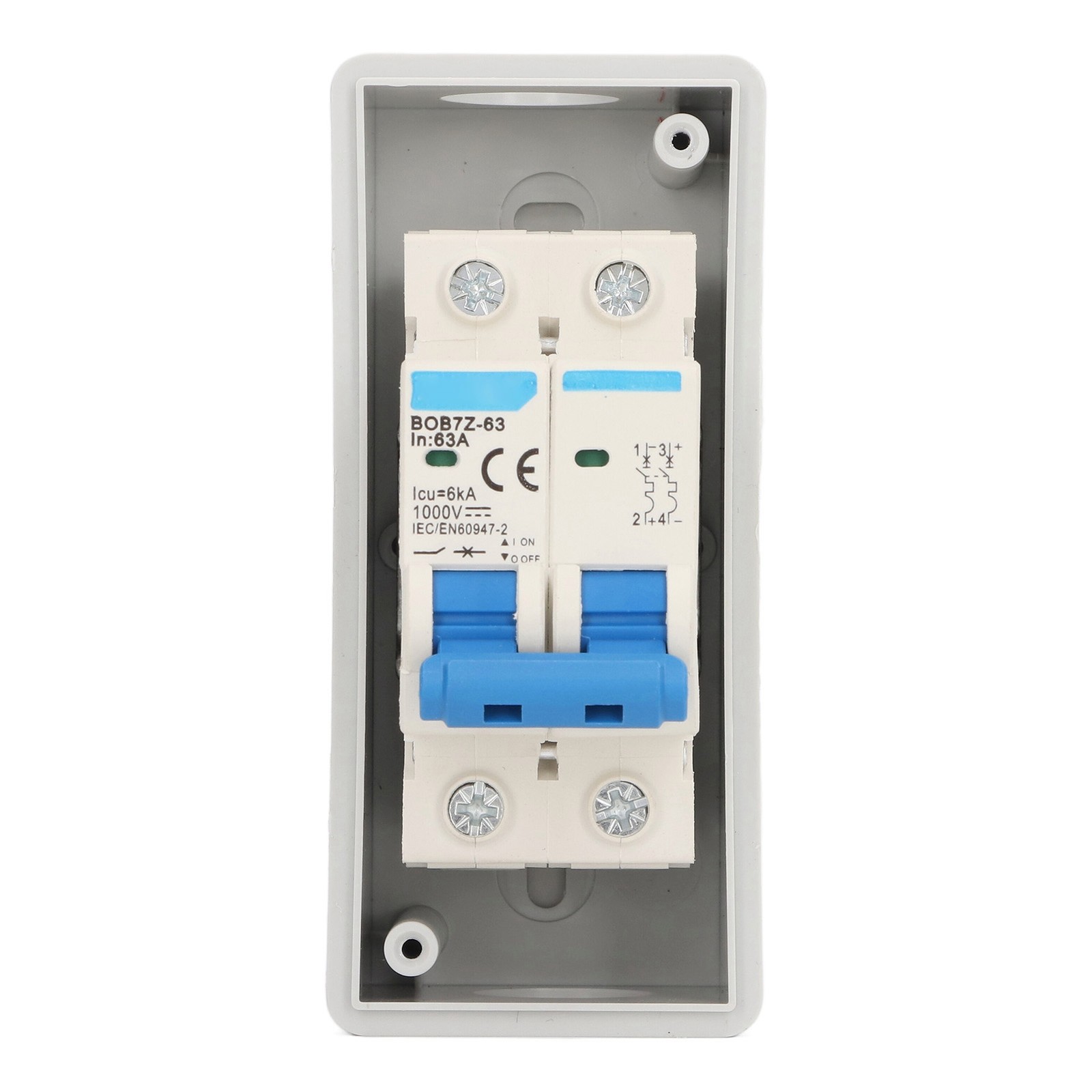 PV Solar Disconnect Switch Overvoltage Protection IP65 Waterproof Miniature