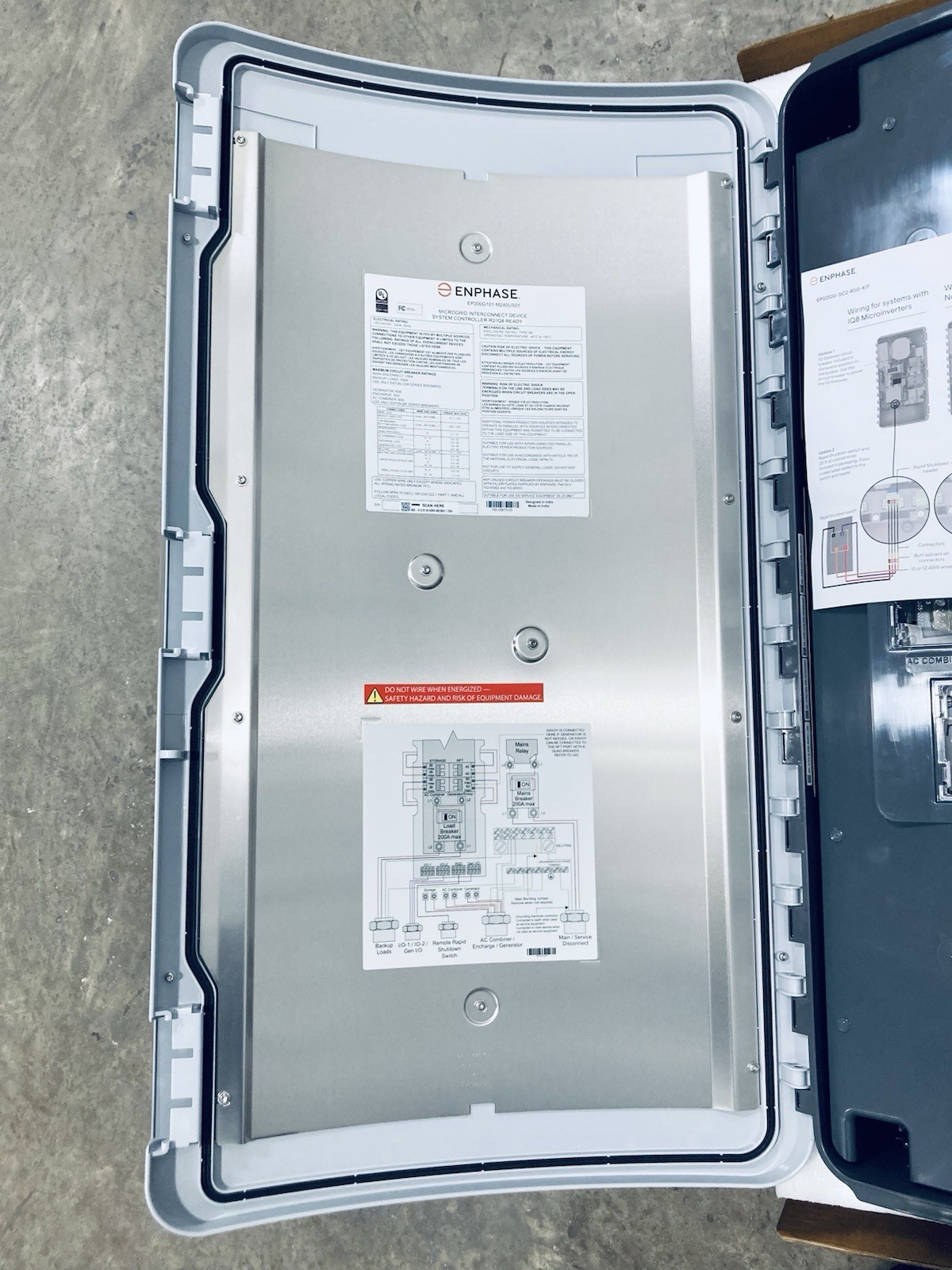 Enphase EP200G-SC2-RSD-KIT IQ System Controller 200A / 885-01378 / R2/IQ8 Ready