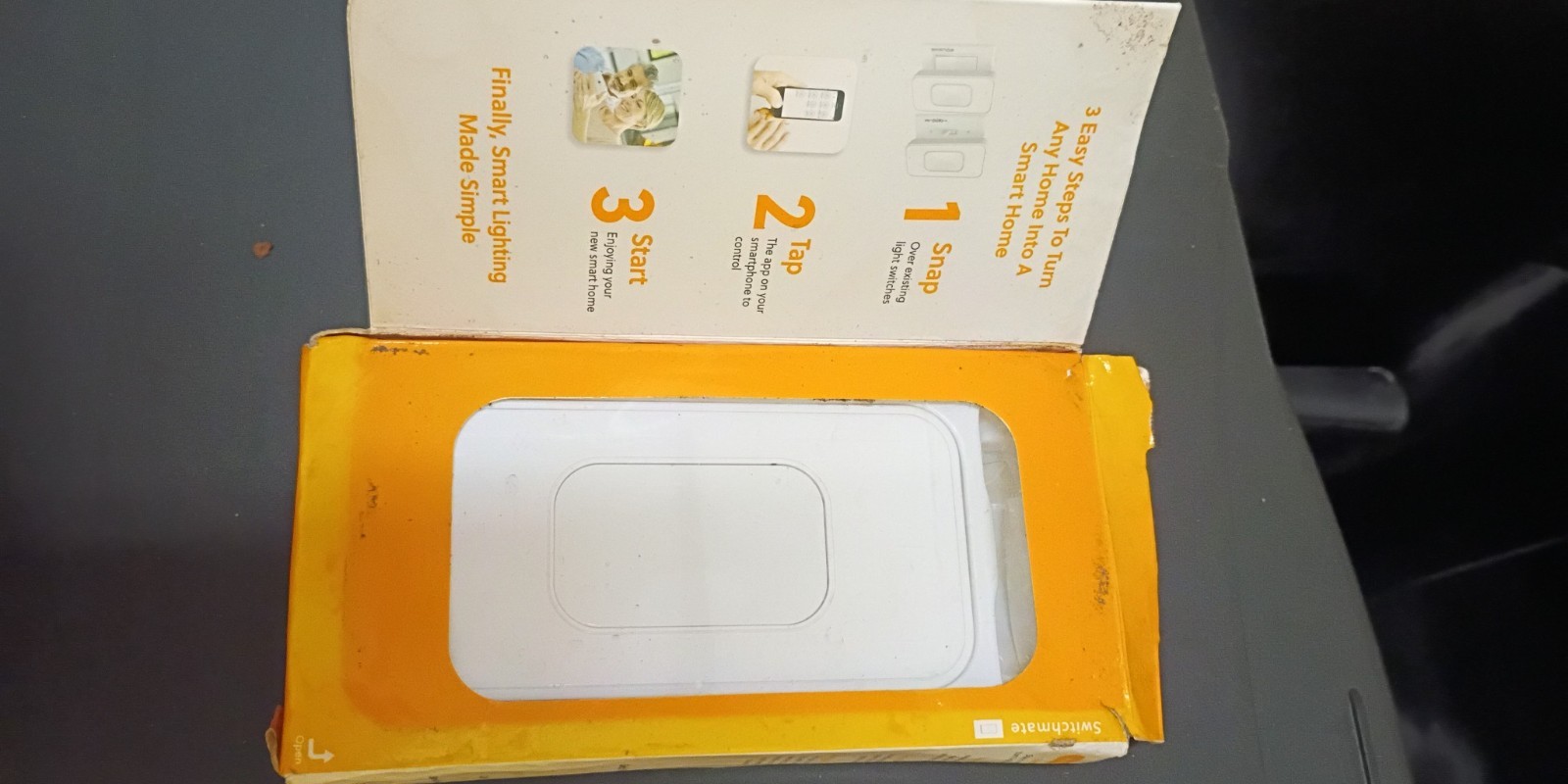 Switchmate Bluetooth Smart On/Off Wall Switch White 3-Way Alexa 2-Pack