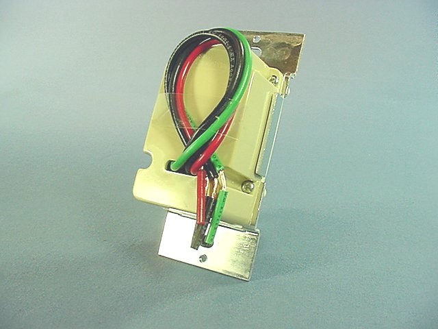 5 Leviton Almond Decora LIGHTED 3-Way Preset Slide Dimmer INCANDESCENT 6633-PA